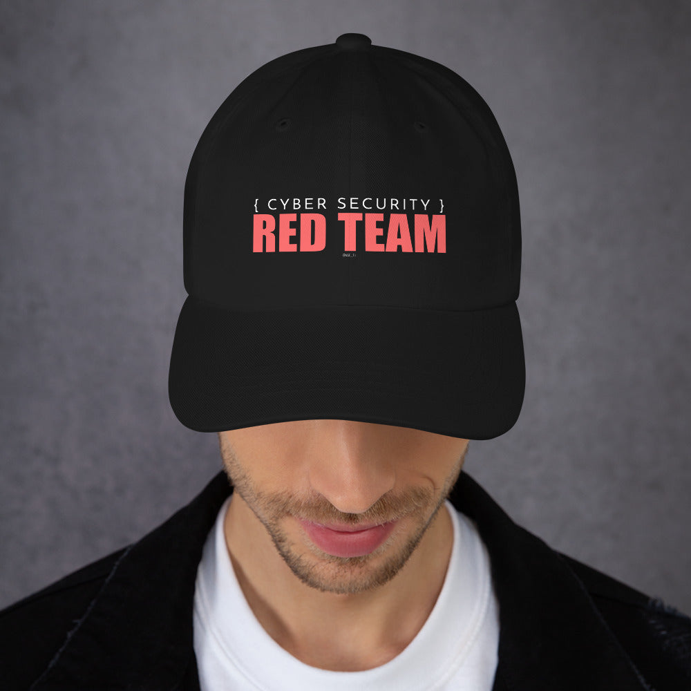 Cyber Security Red - Dad hat