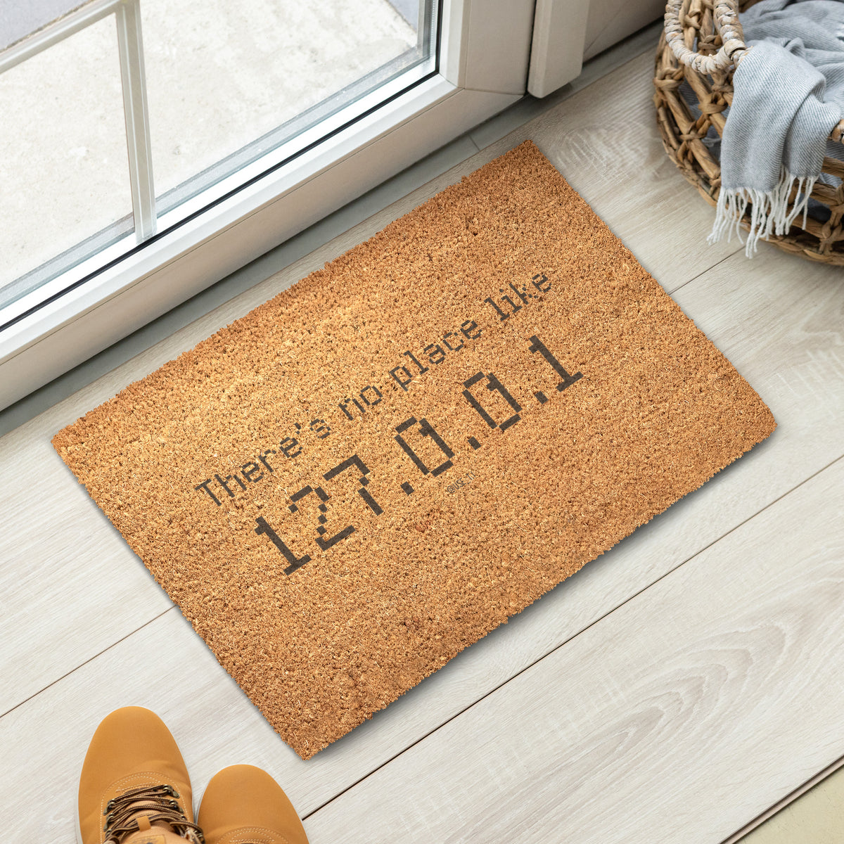 There’s No Place Like 127.0.0.1 - Coir doormat