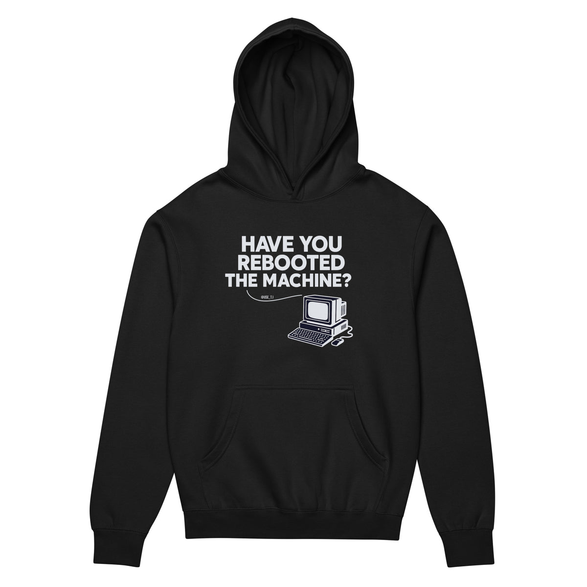 Have You Rebooted the Machine? - Men’s box hoodie