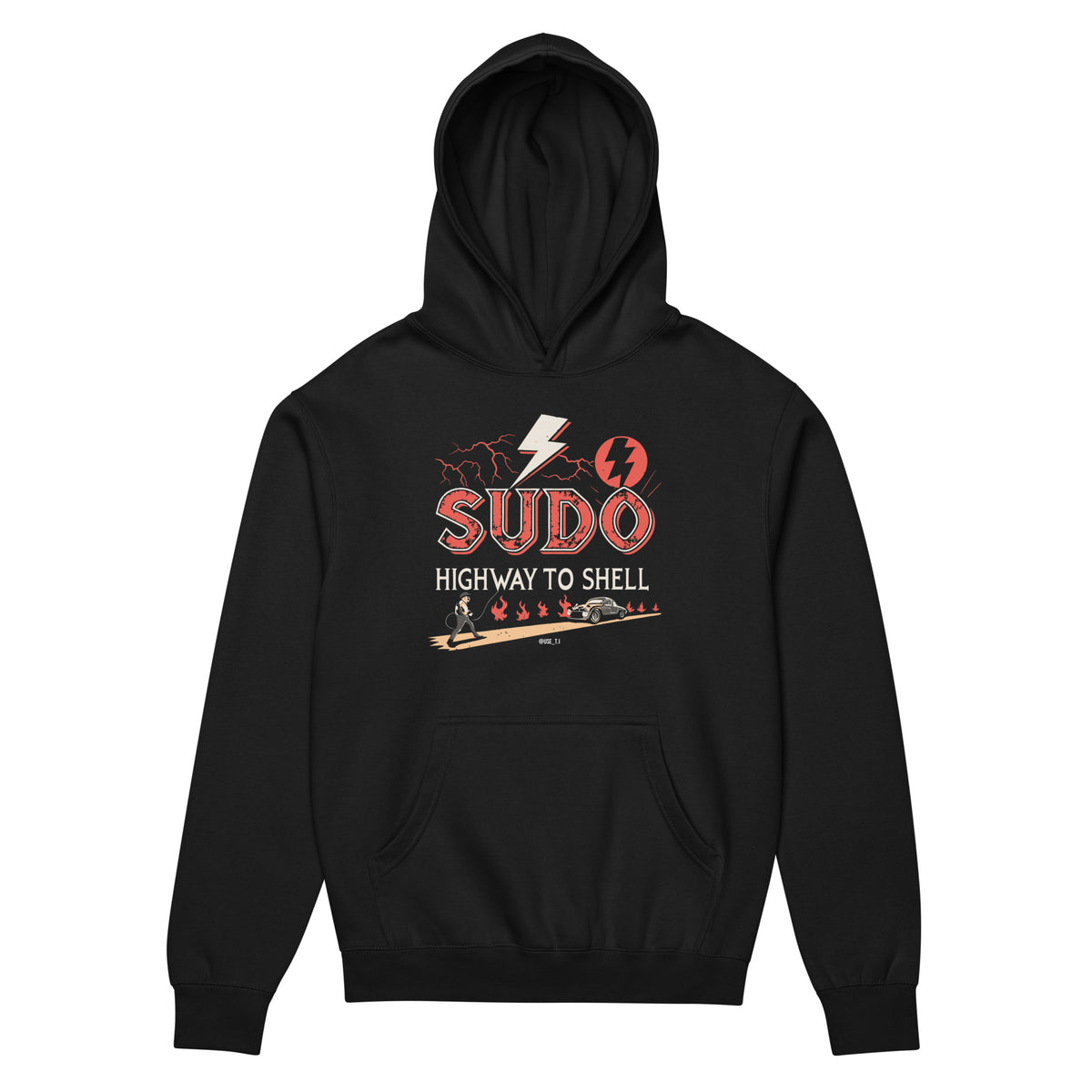Sudo - Highway to Shell Linux - Men’s box hoodie