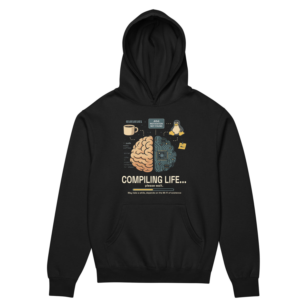 Compiling Life - Men’s box hoodie
