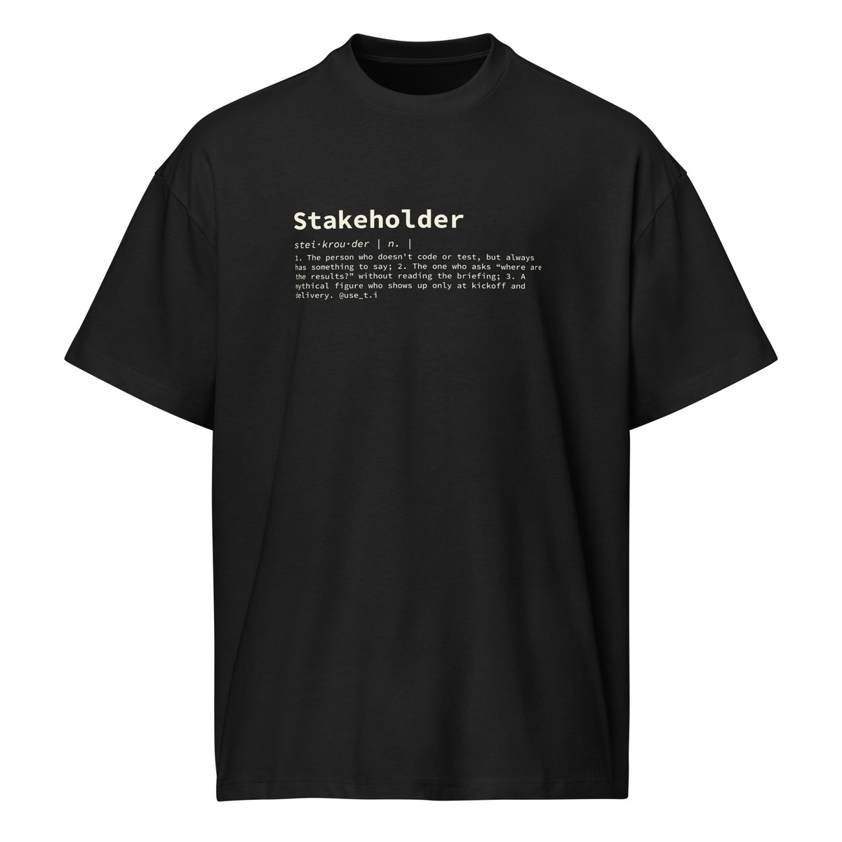 Stakeholder Definition - Men’s box tee
