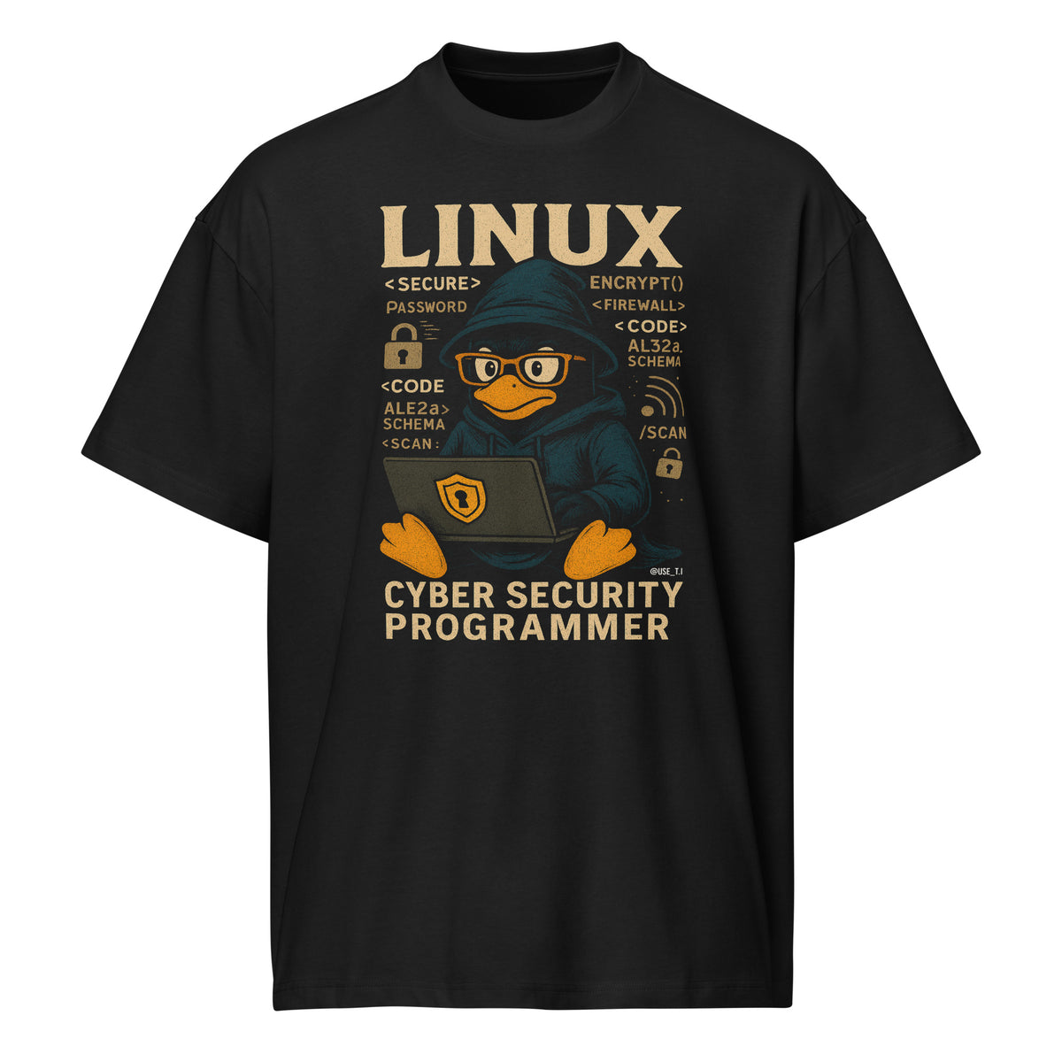 Linux Cyber Security Programmer - Men’s box tee
