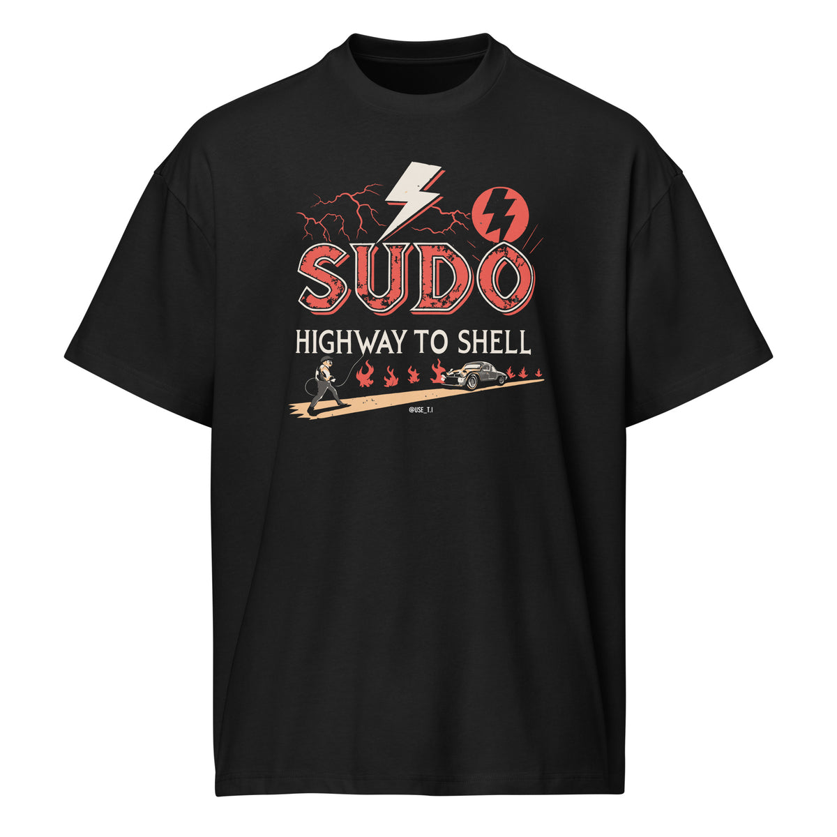 Sudo - Highway to Shell Linux - Men’s box tee