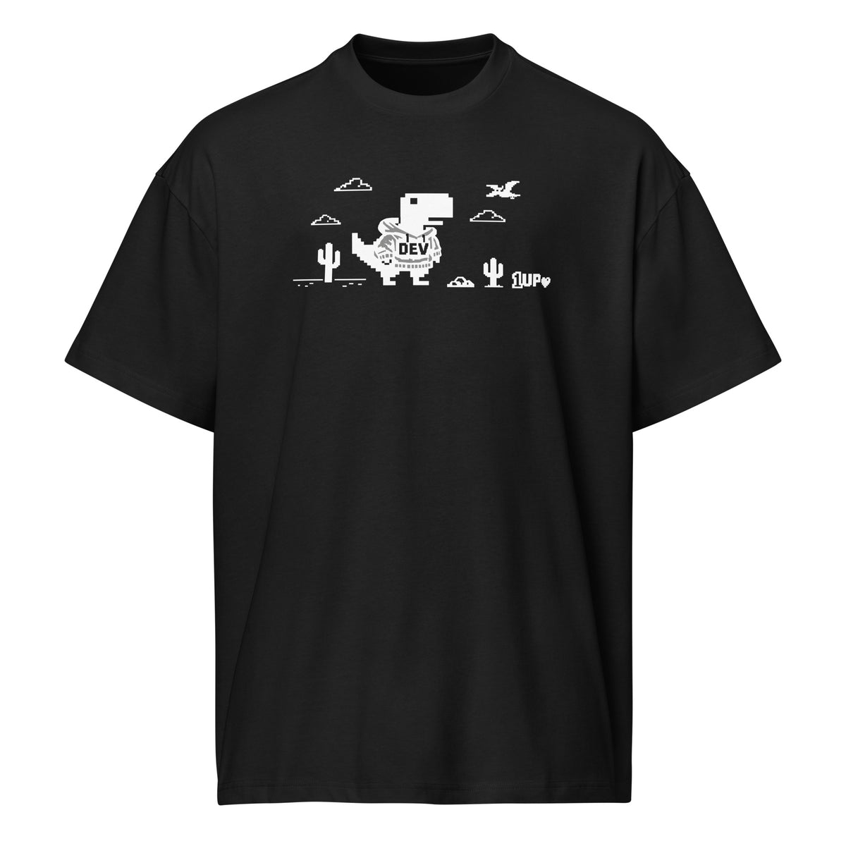 Dino Dev 1UP - Men’s box tee