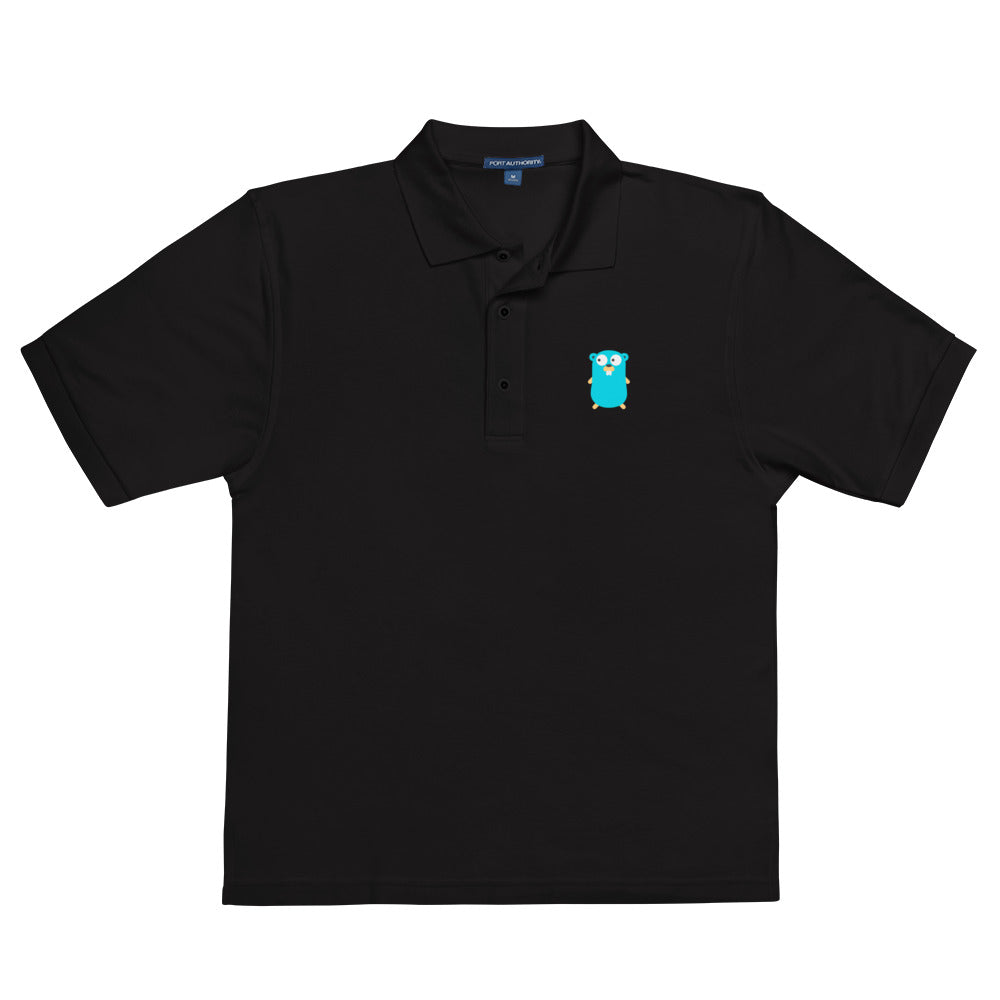 Golang Gopher - Men's Premium Polo