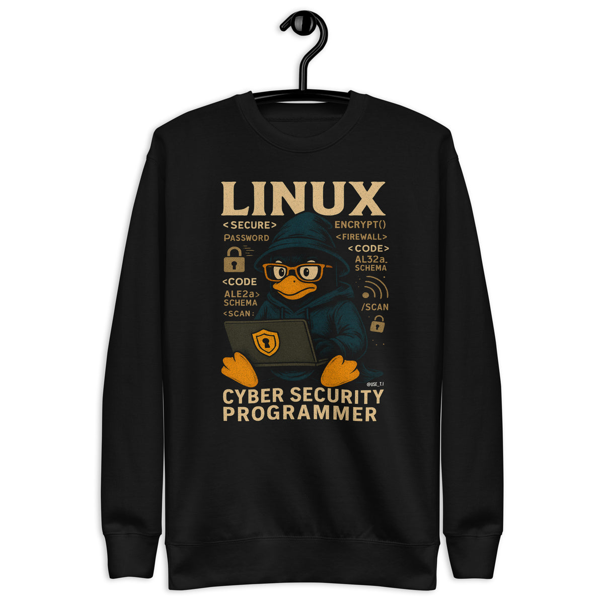 Linux Cyber Security Programmer - Unisex Premium Sweatshirt