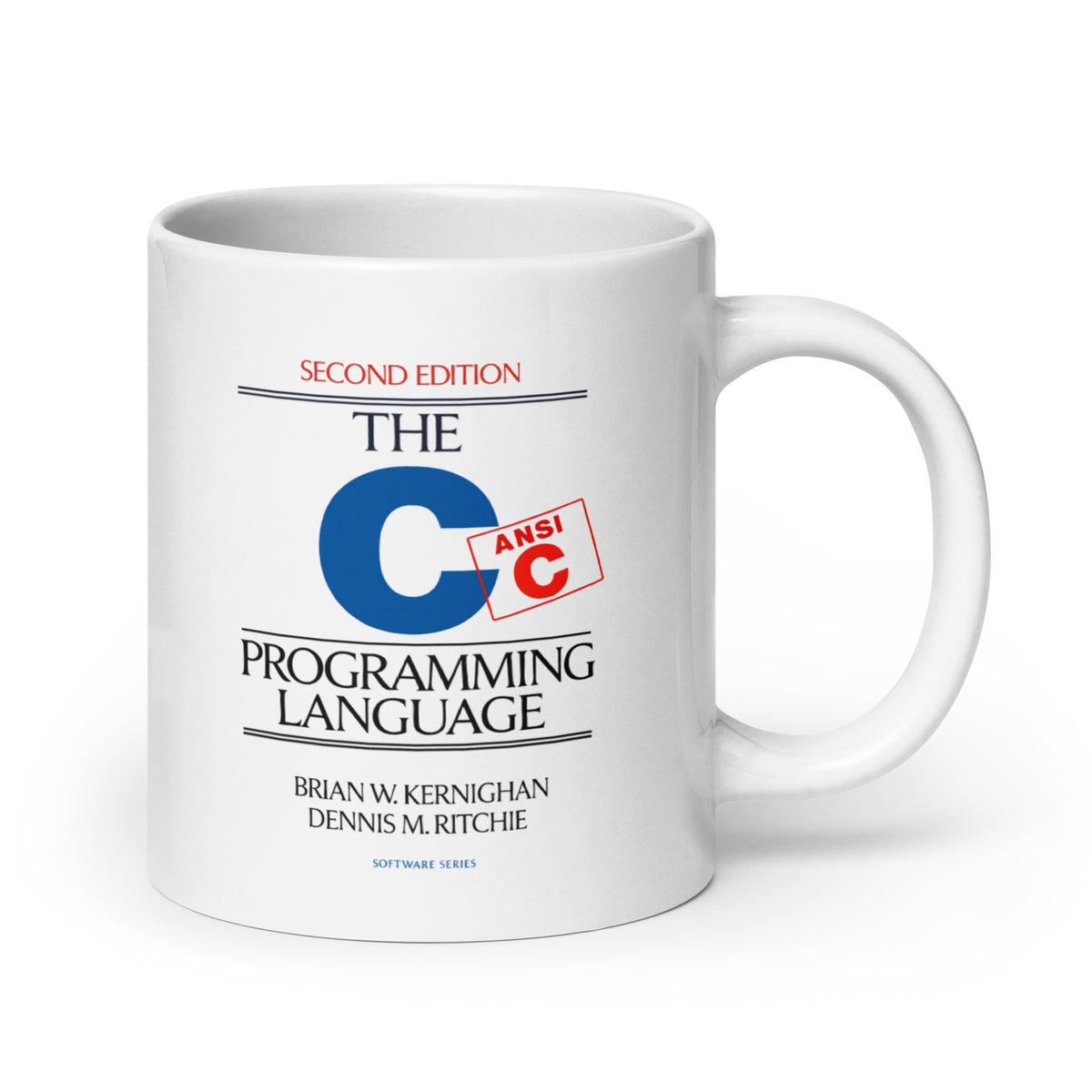The C Programming Language - White glossy mug
