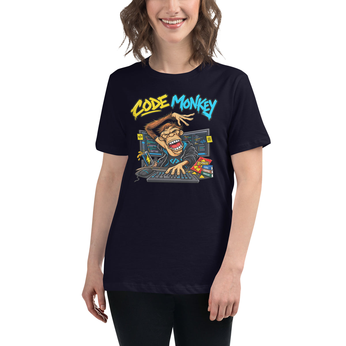Code Monkey - Women's Relaxed T-Shirt