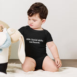 404: Social skills not found. - Baby short sleeve one piece