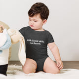 404: Social skills not found. - Baby short sleeve one piece