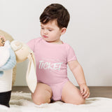 Did You Open a Ticket? - Baby short sleeve one piece