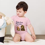 Deploy First, Pray Later - Baby short sleeve one piece