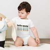 Hello World III - Baby short sleeve one piece