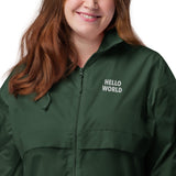Hello World – The Classic Dev Statement - Unisex windbreaker