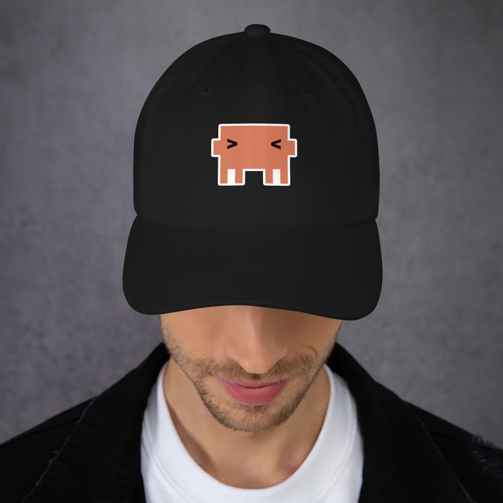 Claude Pixel Mascot - Dad hat