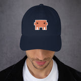 Claude Pixel Mascot - Dad hat