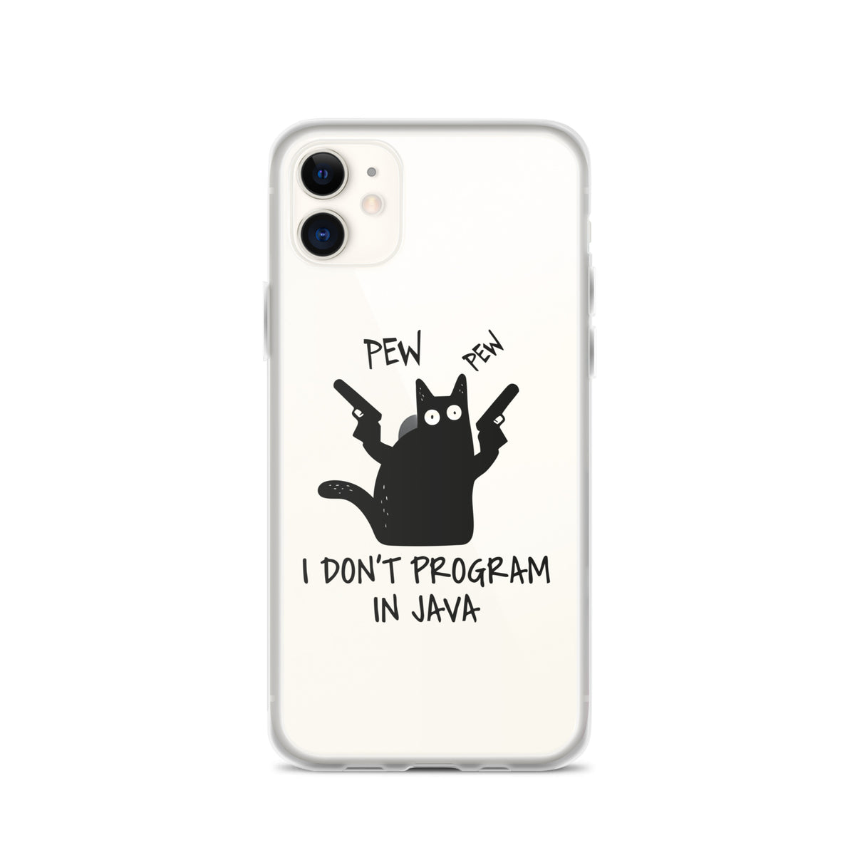 I Don’t Program in Java - Clear Case for iPhone®