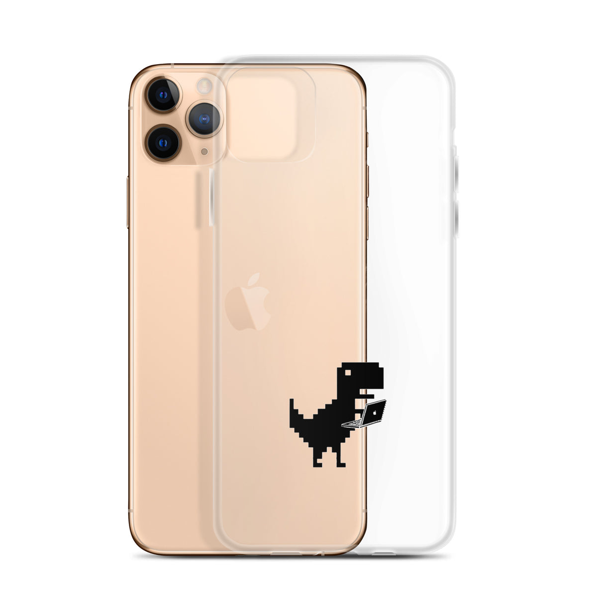 Google Dinosaur - Clear Case for iPhone®