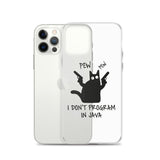 I Don’t Program in Java - Clear Case for iPhone®