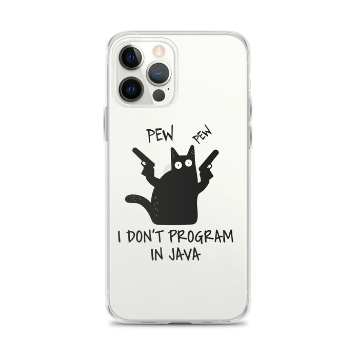 I Don’t Program in Java - Clear Case for iPhone®