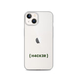 H4ck3r - Clear Case for iPhone®