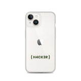 H4ck3r - Clear Case for iPhone®