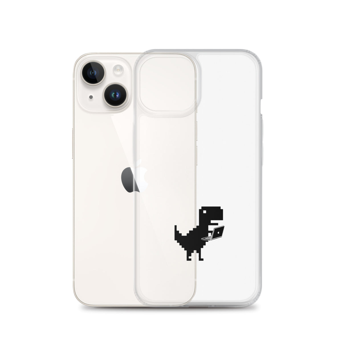 Google Dinosaur - Clear Case for iPhone®