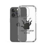 I Don’t Program in Java - Clear Case for iPhone®