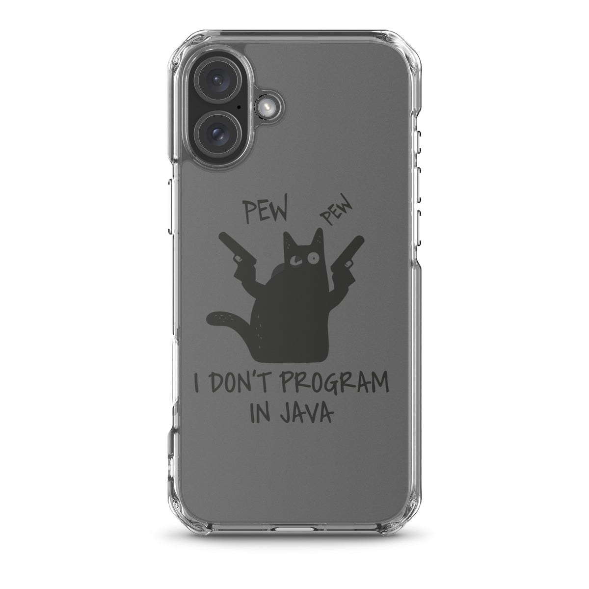 I Don’t Program in Java - Clear Case for iPhone®