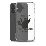I Don’t Program in Java - Clear Case for iPhone®