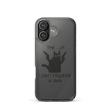 I Don’t Program in Java - Clear Case for iPhone®