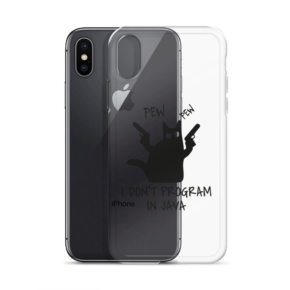 I Don’t Program in Java - Clear Case for iPhone®