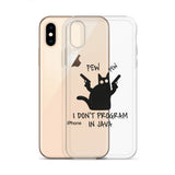 I Don’t Program in Java - Clear Case for iPhone®