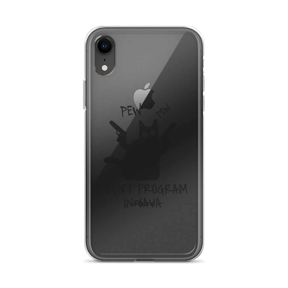 I Don’t Program in Java - Clear Case for iPhone®