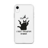 I Don’t Program in Java - Clear Case for iPhone®