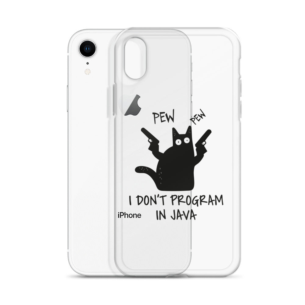 I Don’t Program in Java - Clear Case for iPhone®