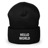Hello World - Cuffed Beanie
