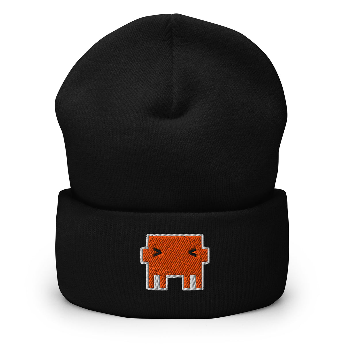 Claude Pixel Mascot - Cuffed Beanie