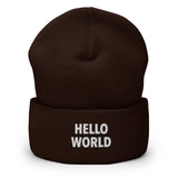 Hello World - Cuffed Beanie