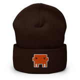 Claude Pixel Mascot - Cuffed Beanie