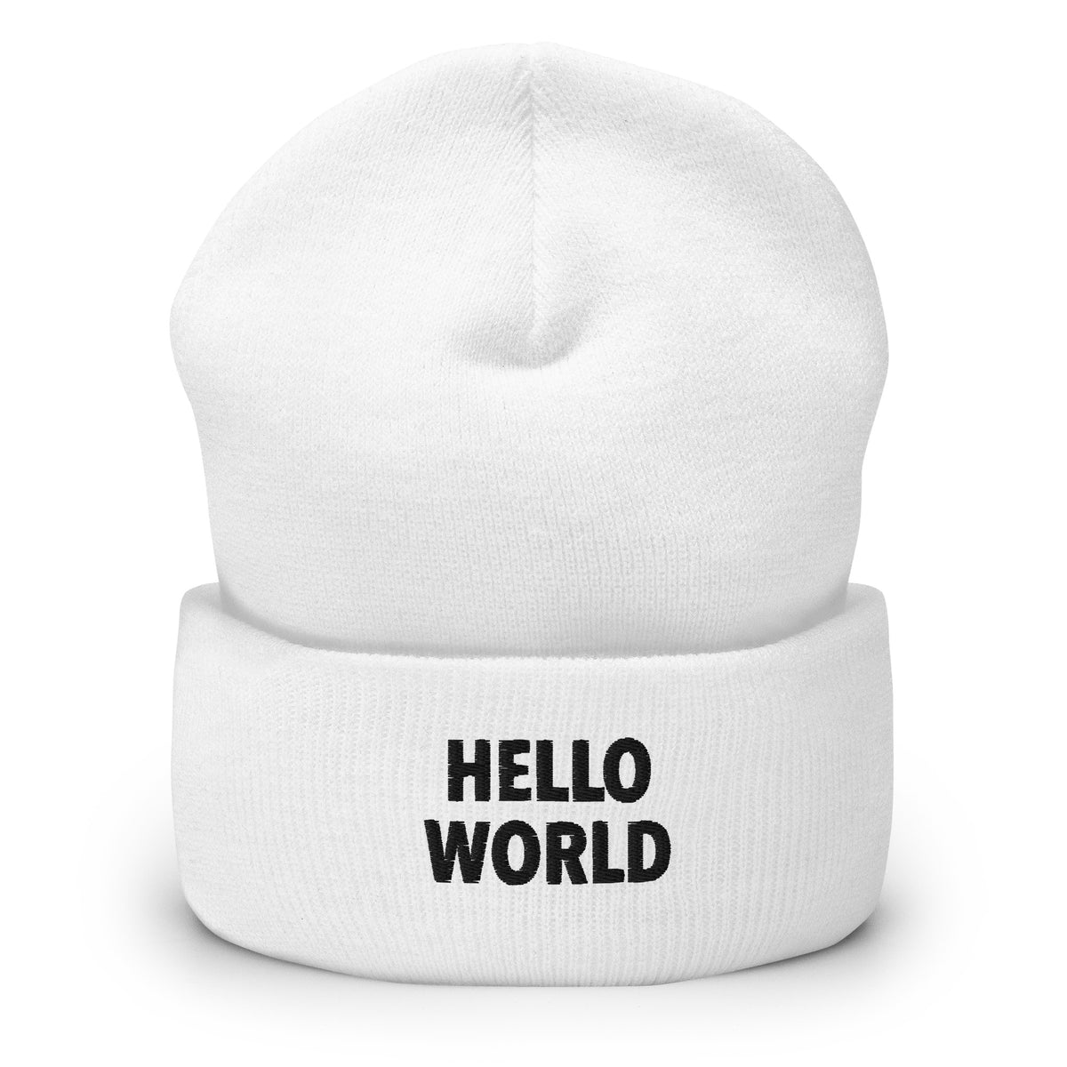 Hello World - Cuffed Beanie