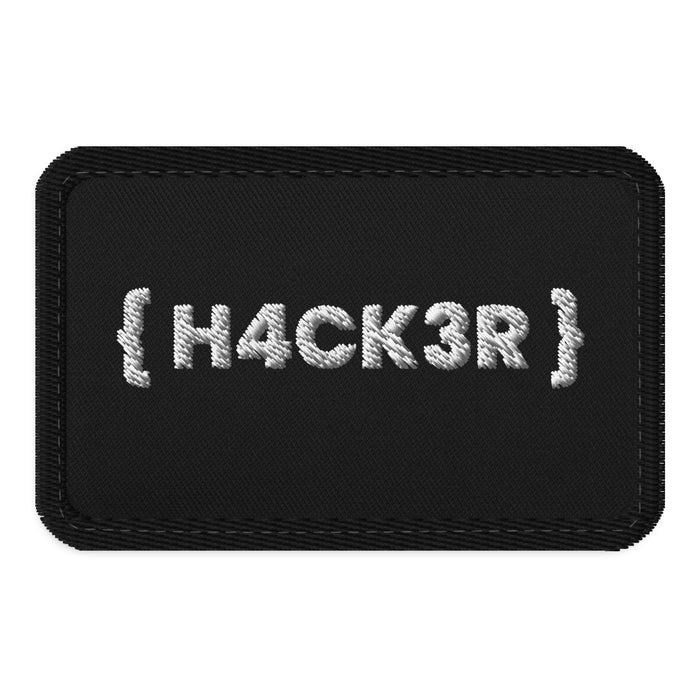 { HACK3R } - Embroidered Tactical Patches