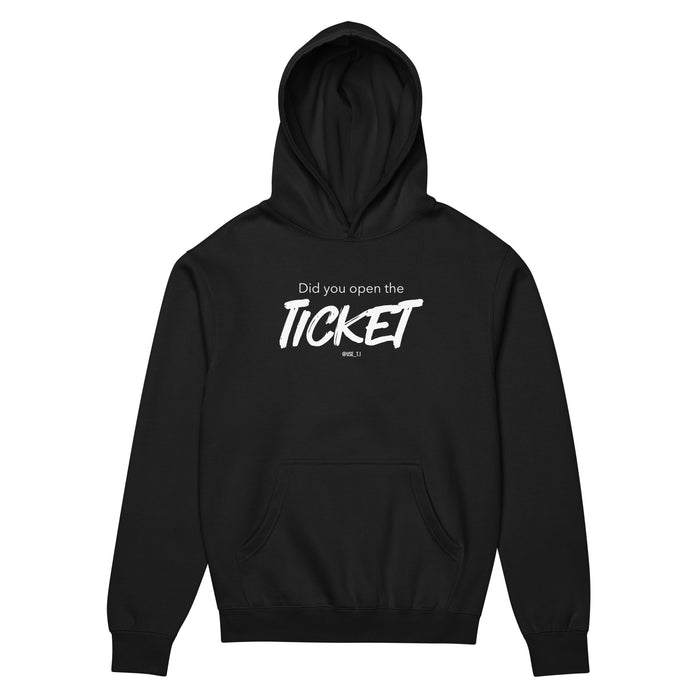 Did You Open the Ticket? - Men’s box hoodie