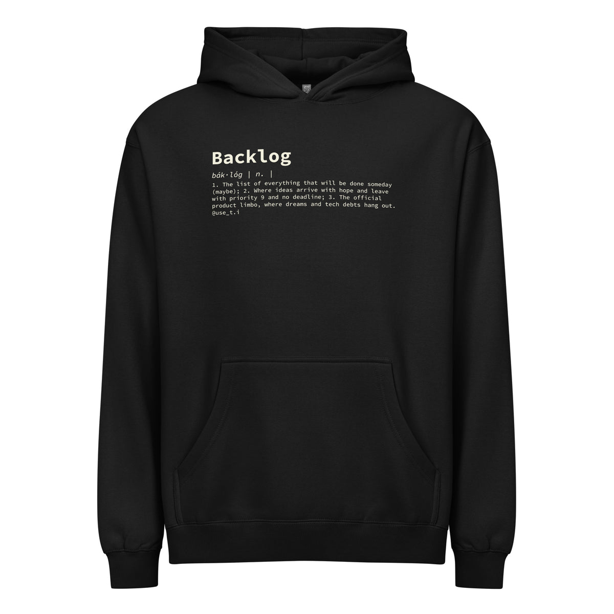 Backlog Definition - Men’s box hoodie