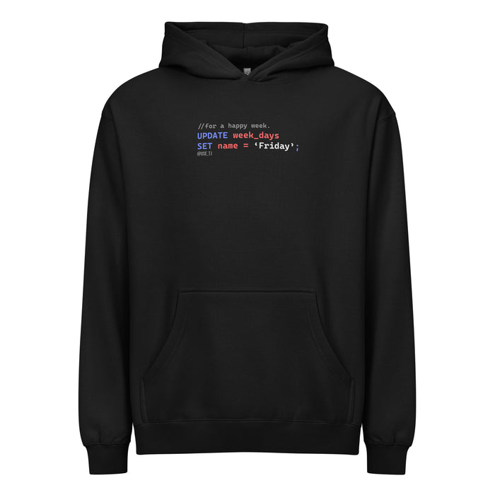 Update Week to Friday - Men’s box hoodie