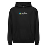 Python Logo - Code with Elegance - Men’s box hoodie