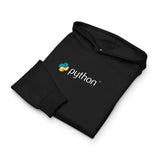 Python Logo - Code with Elegance - Men’s box hoodie
