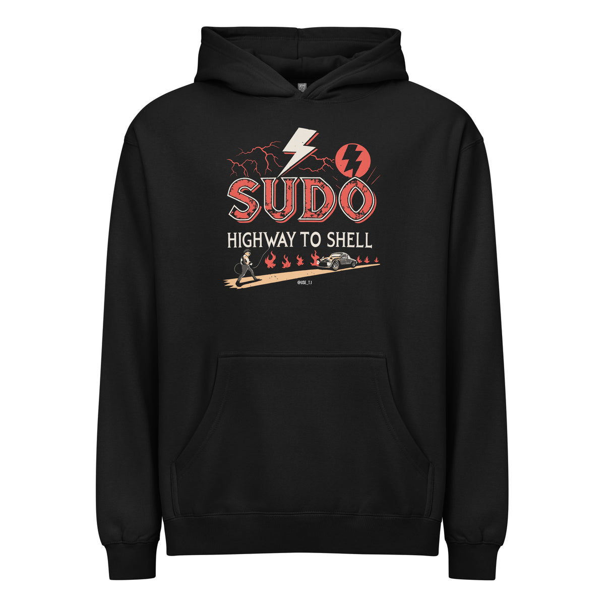 Sudo - Highway to Shell Linux - Men’s box hoodie