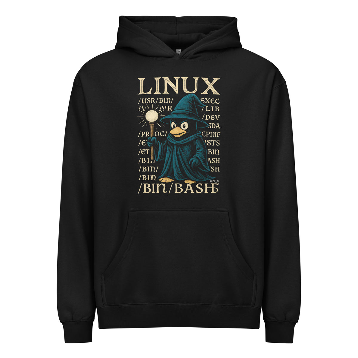 Linux Wizard - /bin/bash Edition - Men’s box hoodie